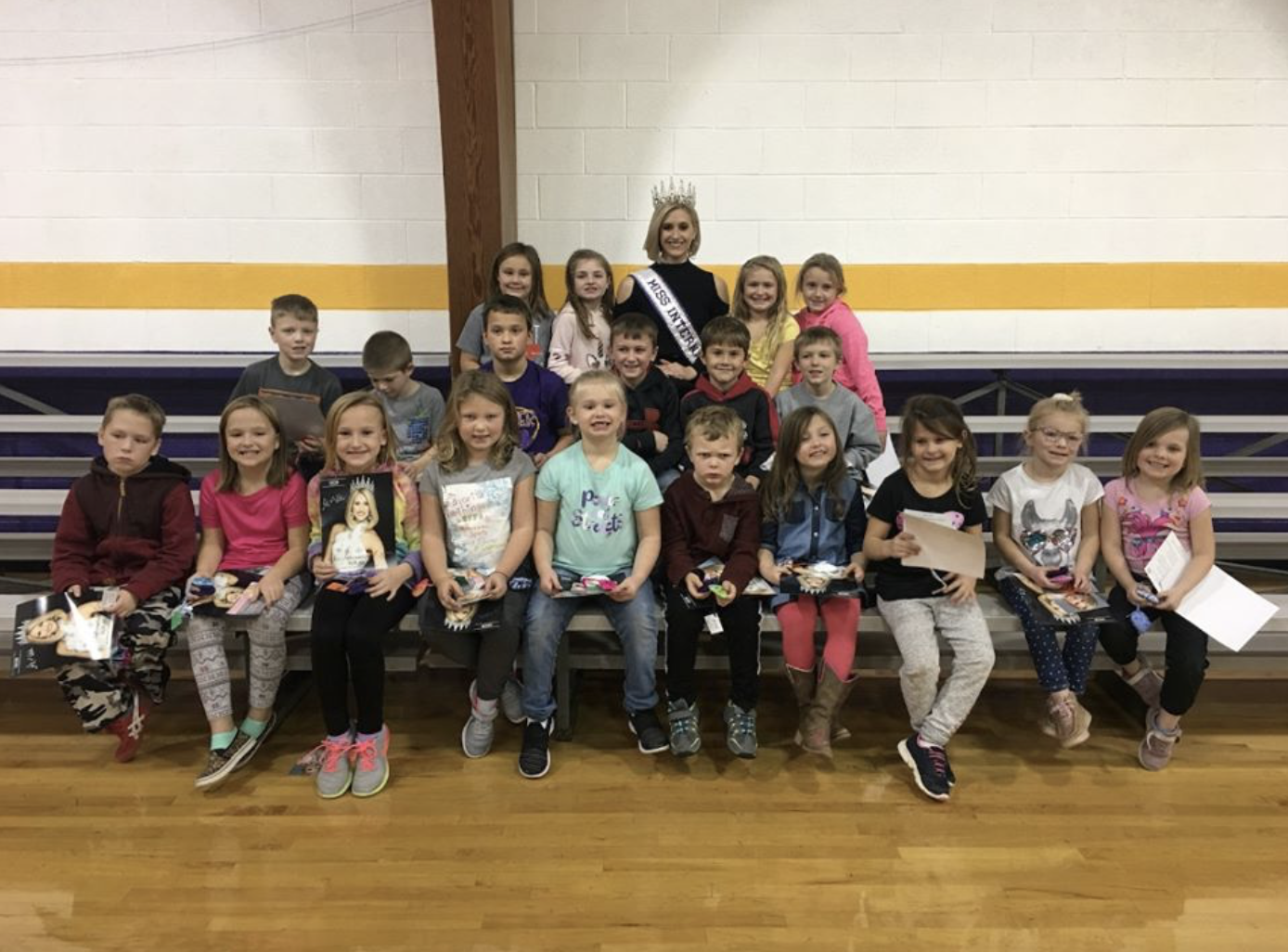 Presenting Hearts for Hope to Kulm Pubic School grades k-12. I spent the whole day sharing the mission of The Peyton Heart Project and making hearts.